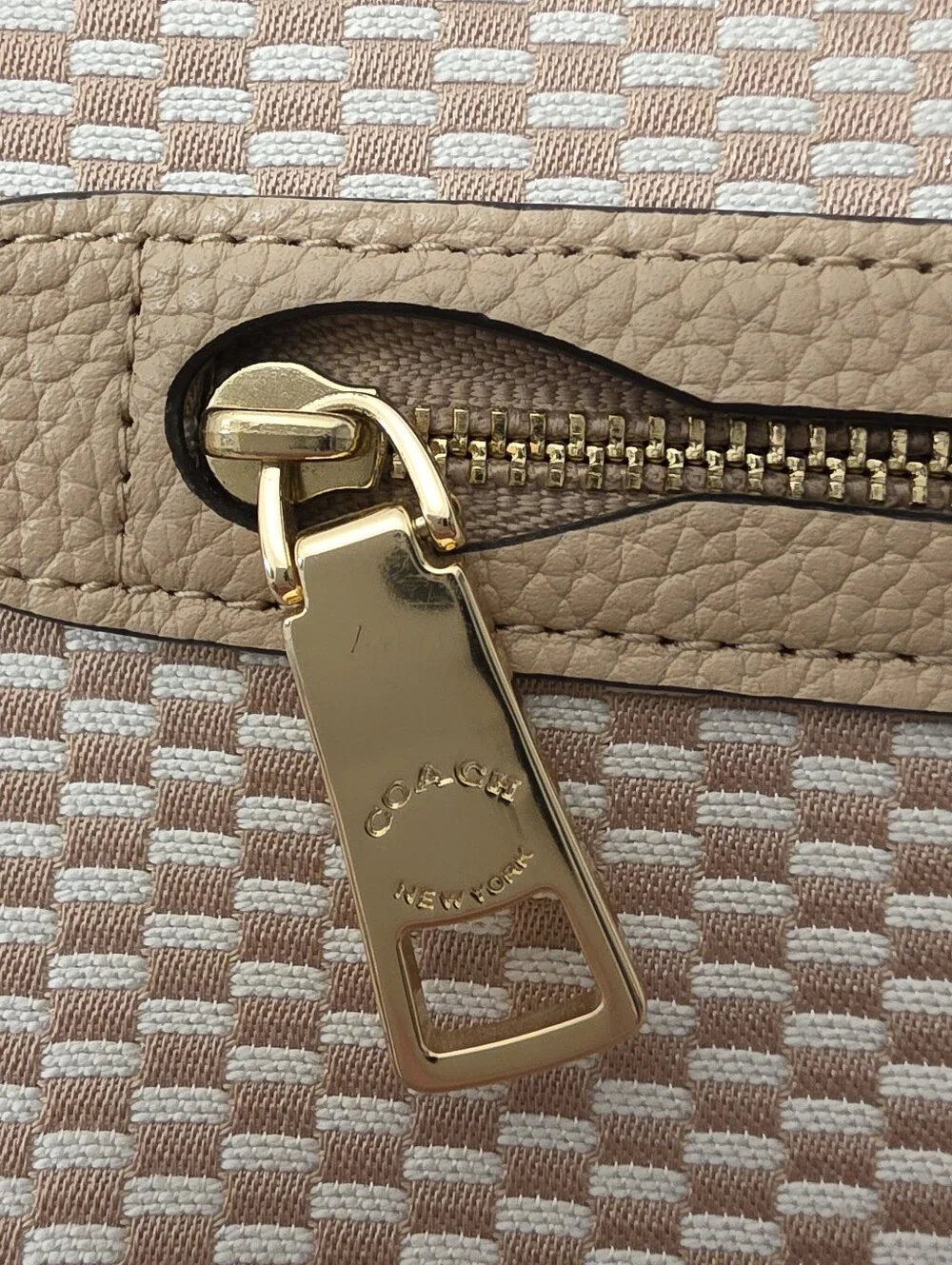 Coach Legacy Jacquard Praire Satchel Beechwood Tan C2081-29848